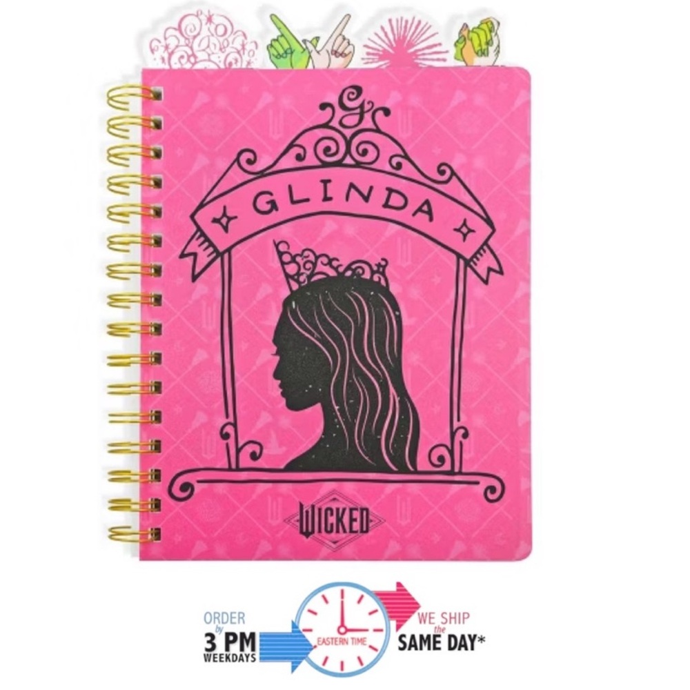 Wicked the movie Glinda journal notebook NEW